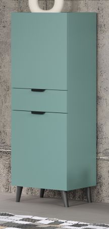 Highboard Melton in dusk blue und grau Wohn- und Esszimmer Kommode 49 x 140 cm