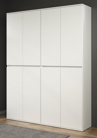 Garderobenschrank Nevada in wei Schuhschrank 148 x 191 cm