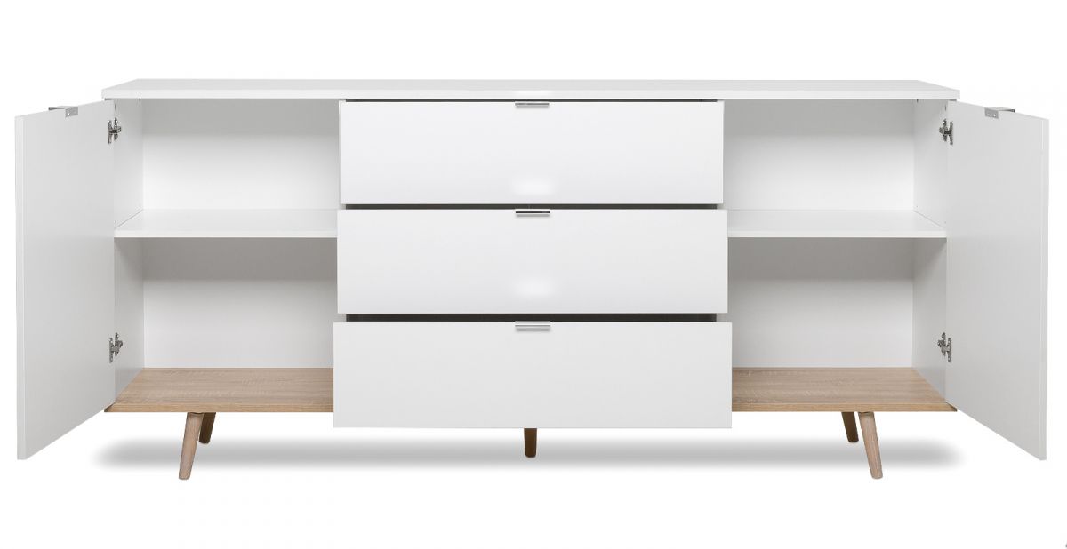 Sideboard G Teborg In Matt Wei X Cm